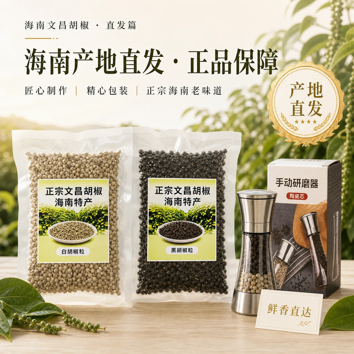 海南白胡椒颗粒