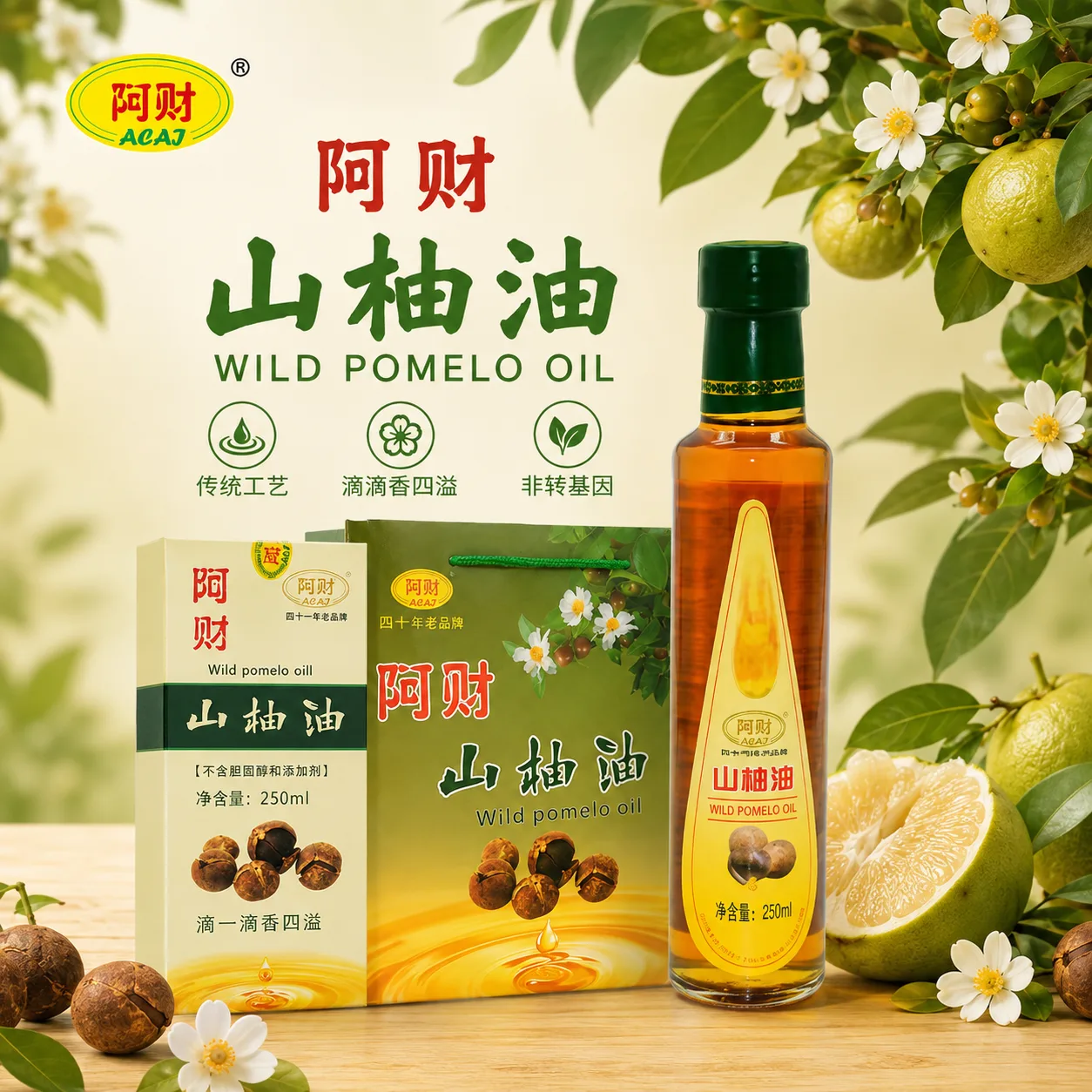 阿财山柚油